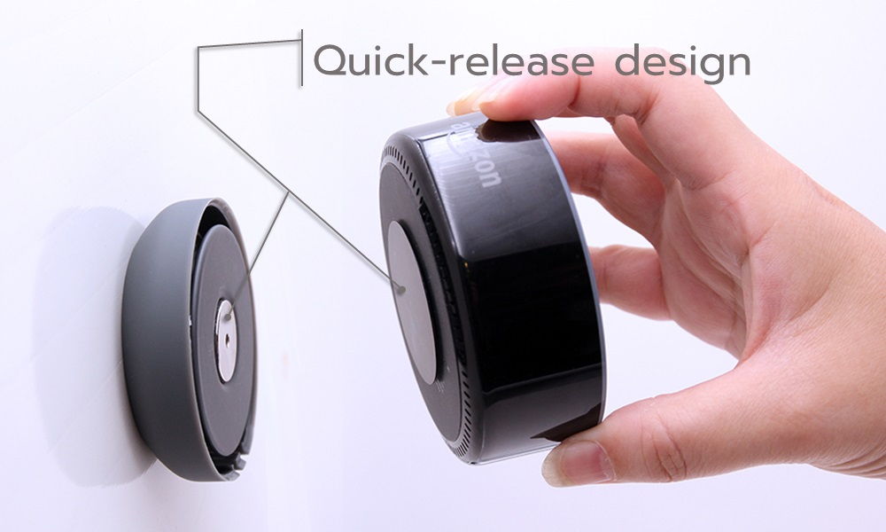 Rivetdot wall mount kit for Amazon Echo Dot with detachable design